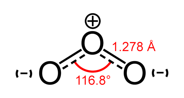 Ozone molecule